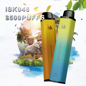 ISK046 บุหรี่ไฟฟ้าใช้แล้วทิ้ง 3500 พัฟ ตาข่ายม้วน Puffs Disposable POD Thailand