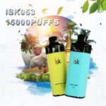 ISK053 พอตใช้แล้วทิ้ง 15000 Puffs ตลับเปล่าพร้อมการไหลของอากาศที่ปรับได้ที่แสง DTL และ MTL Disposable Vape POD