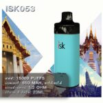 ISK053 พอตใช้แล้วทิ้ง 15000 Puffs ตลับเปล่าพร้อมการไหลของอากาศที่ปรับได้ที่แสง DTL และ MTL Disposable Vape POD